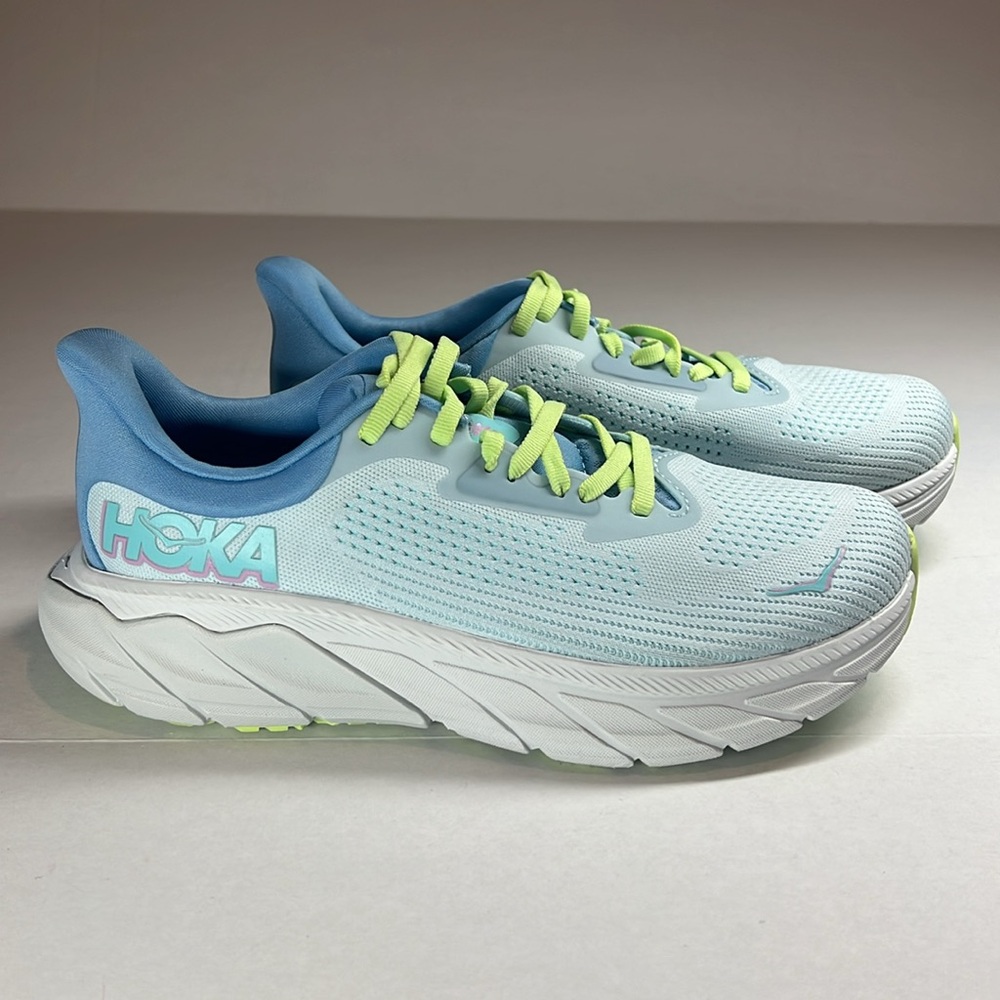 Hoka One Arahi 7 Women Shoes Sneakers Blue Running Gym Walking Size 6.5 - Picture 9 of 17